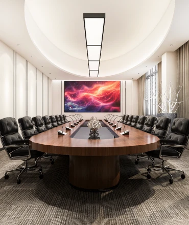 Indoor LED-Wand in Konferenzraum