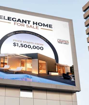 Outdoor LED-Wand als City-Billboard